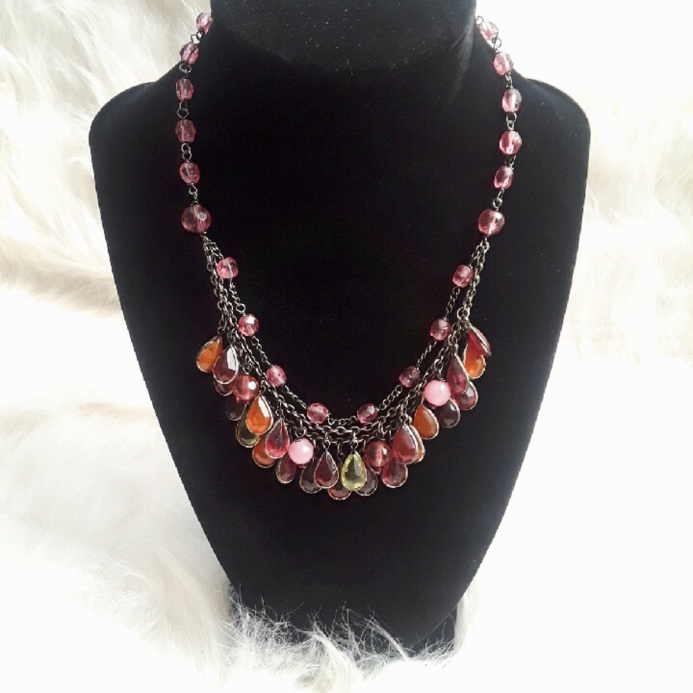 🌟Fun🌟Tri-Layer Statement Necklace - Picture 4 of 5
